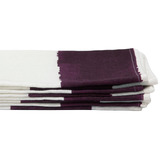 Aura By Tracie Ellis Riviera Stripe Cotton &amp; Linen Napkins