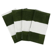 Aura By Tracie Ellis Riviera Stripe Cotton &amp; Linen Napkins