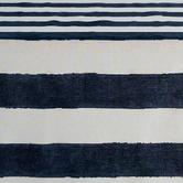 Aura By Tracie Ellis Riviera Stripe Cotton &amp; Linen Tablecloth