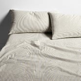 Aura By Tracie Ellis Ticking Stripe Cotton Sheet Set