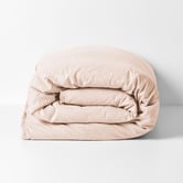 Aura By Tracie Ellis Chambray Fringe Linen &amp; Cotton Quilt Cover