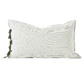 Aura By Tracie Ellis Chambray Mini Stripe Linen &amp; Cotton Standard Pillowcase