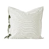 Aura By Tracie Ellis Chambray Mini Stripe Linen &amp; Cotton European Pillowcase