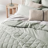 Aura By Tracie Ellis Chambray Linen &amp; Cotton Coverlet
