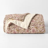 Aura By Tracie Ellis Mulberry Oasis Cotton Queen/King Coverlet