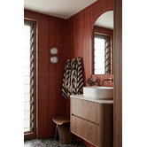 Aura By Tracie Ellis Riviera Stripe Cotton Bathroom Towels