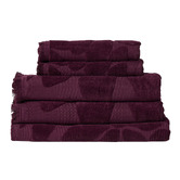 Aura By Tracie Ellis 5 Piece Palma Australian Cotton Bathroom Towel Set