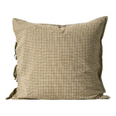 Aura By Tracie Ellis Mini Gingham Linen &amp; Cotton European Pillowcase
