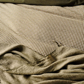 Aura By Tracie Ellis Mini Gingham European Flax Linen &amp; Cotton Quilt Cover