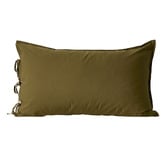 Aura By Tracie Ellis Mini Gingham Flax Linen &amp; Cotton Standard Pillowcase