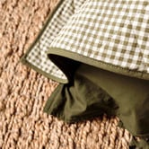 Aura By Tracie Ellis Mini Gingham Flax Linen &amp; Cotton Queen/King Coverlet