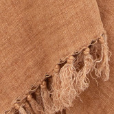 Aura By Tracie Ellis Arles European Flax Linen Single Throw