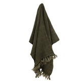 Aura By Tracie Ellis Arles European Flax Linen Single Throw