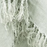 Aura By Tracie Ellis Arles European Flax Linen Single Throw