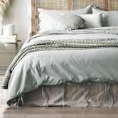 Aura By Tracie Ellis Maison Vintage Flax Linen &amp; Cotton Quilt Cover