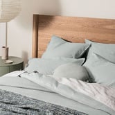 Aura By Tracie Ellis Maison Vintage Flax Linen &amp; Cotton Quilt Cover