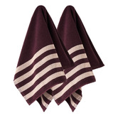 Aura By Tracie Ellis Palma Stripe Cotton Tea Towels