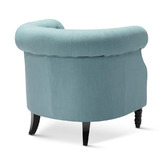Hyde Park Home Teal Madeline Tub Chair
