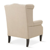 Hyde Park Home Wheat Duke Wingback Armchair