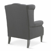 Hyde Park Home Charcoal Duke Wingback Armchair