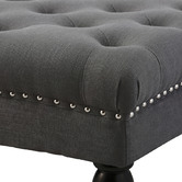 Hyde Park Home Charcoal Alice Dressing Bench