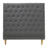 Hyde Park Home Charcoal Harper Chesterfield Bedhead