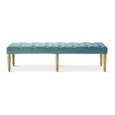 Hyde Park Home Teal Hailey Dressing Bench