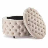 Hyde Park Home Jessica Storage Ottoman
