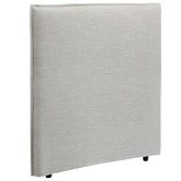 Hyde Park Home Mushroom Diablo Bedhead with Slipcover