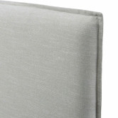 Hyde Park Home Mushroom Diablo Bedhead with Slipcover