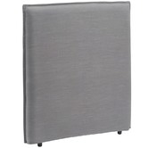 Hyde Park Home Wolf Grey Diablo Bedhead with Slipcover