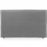 Hyde Park Home Wolf Grey Diablo Bedhead with Slipcover
