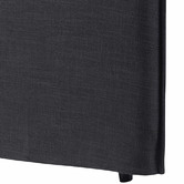 Hyde Park Home Charcoal Diablo Bedhead with Slipcover