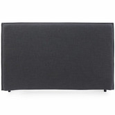 Hyde Park Home Charcoal Diablo Bedhead with Slipcover
