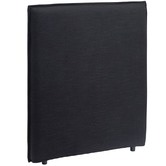 Hyde Park Home Black Diablo Bedhead with Slipcover