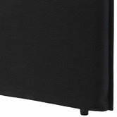 Hyde Park Home Black Diablo Bedhead with Slipcover