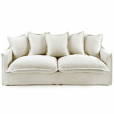 Hyde Park Home Cumulus Premium 3 Seater Cotton Slipcover Sofa