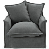 Hyde Park Home Cumulus Cotton Slipcover Armchair