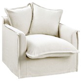 Hyde Park Home Cumulus Cotton Slipcover Armchair