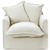 Hyde Park Home Cumulus Cotton Slipcover Armchair