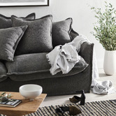 Hyde Park Home Cumulus Premium 3 Seater Cotton Slipcover Sofa