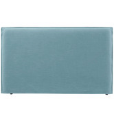 Hyde Park Home Teal Diablo Bedhead with Slipcover