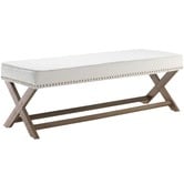 Hyde Park Home White Amalfi Dressing Bench