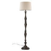 Hyde Park Home Bartholomew Resin &amp; Linen Floor Lamp