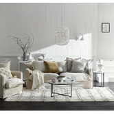 Hyde Park Home Cumulus Premium 3 Seater Cotton Slipcover Sofa