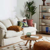 Hyde Park Home Cumulus Premium 3 Seater Cotton Slipcover Sofa