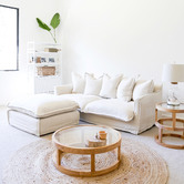 Hyde Park Home Cumulus Premium 3 Seater Cotton Slipcover Sofa