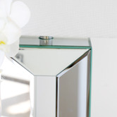 Hyde Park Home Mischa Glass Mirrored Table Lamp