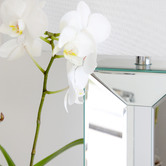 Hyde Park Home Mischa Glass Mirrored Table Lamp