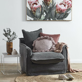Hyde Park Home Cumulus Cotton Slipcover Armchair